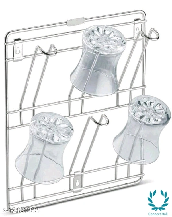 Stainless Steel Glass Stand