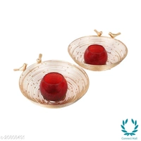 Bird Tealight Holder/ Fruits Platter - Pack Of 2