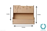 Wooden Desk Organizer, Medium Size