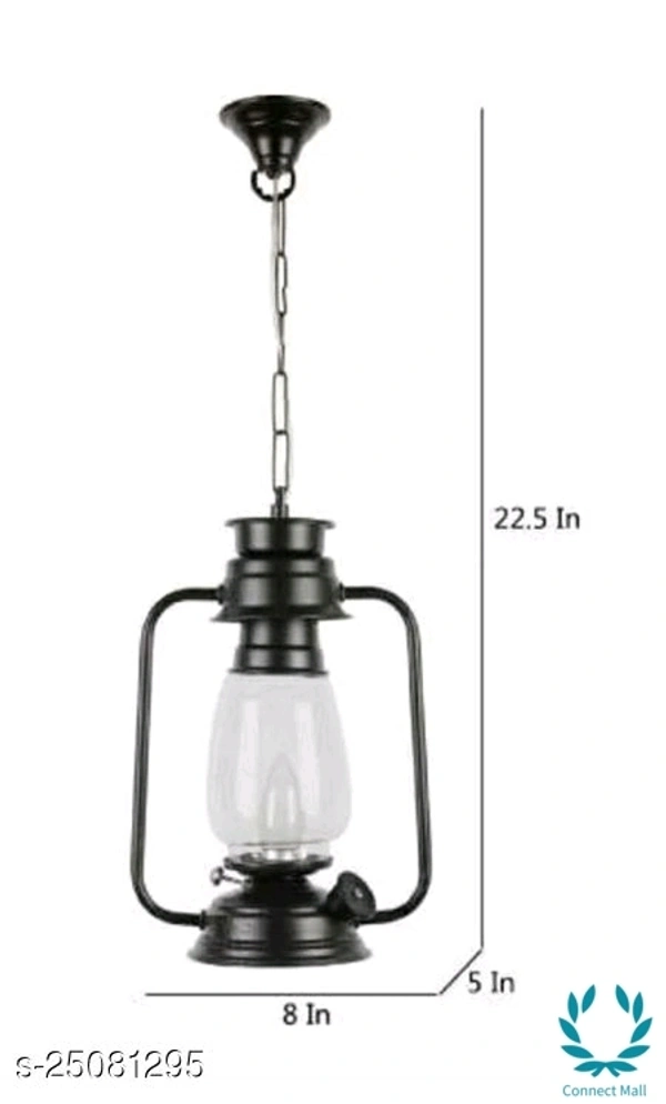 Antique Lalten Ceiling Light Without Bulb  - Aluminum, ANTIQUE