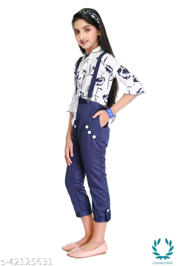 Fancy Top & Bottom Set - 2-3 Years, Blue