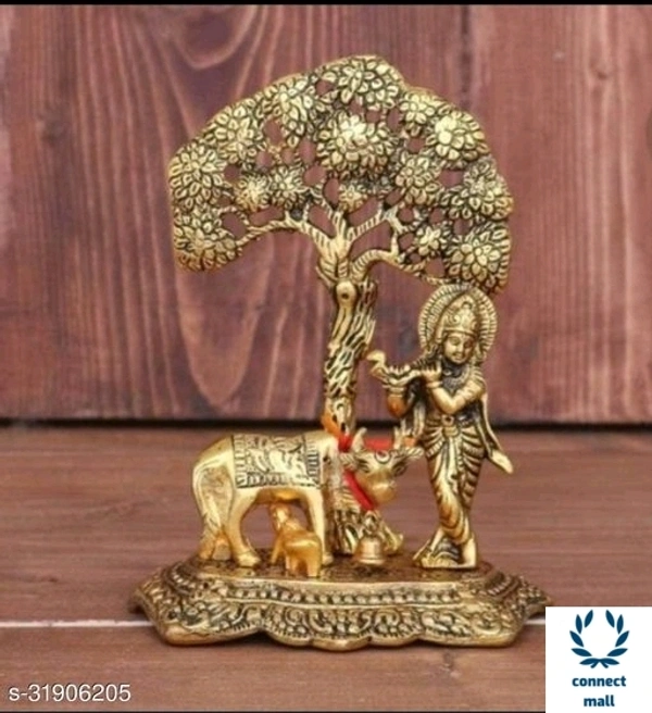 Krishna Idol - Metal, 3