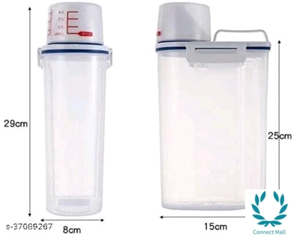 Essential Jar & Containers - 2Kg Capacity  - 2Kg, Plastic , 1 Pc
