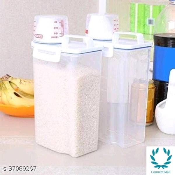 Essential Jar & Containers - 2Kg Capacity  - 2Kg, Plastic , 1 Pc
