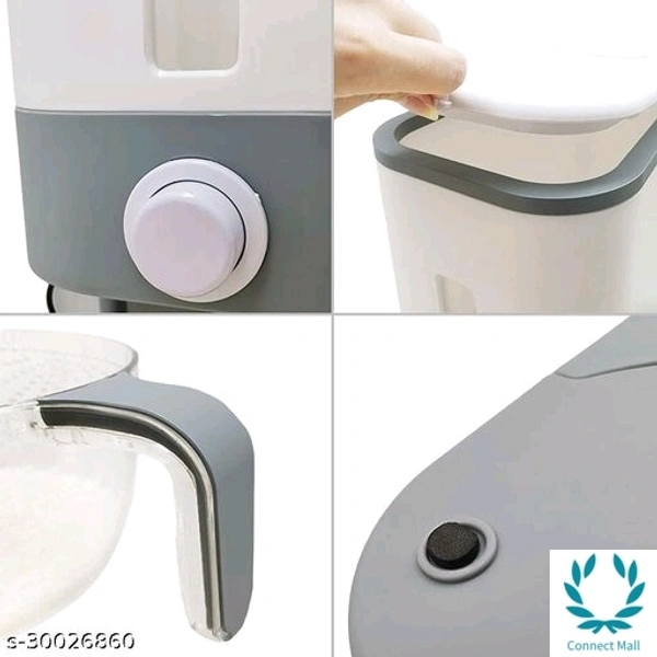 Rice Storage Container 10kg Gray  - 10Kg, Gray, 1 Qty