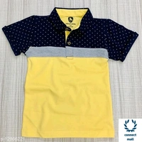 Boys T.Shirt - 2-3 Yrs, Black  &  Yellow, Cotton
