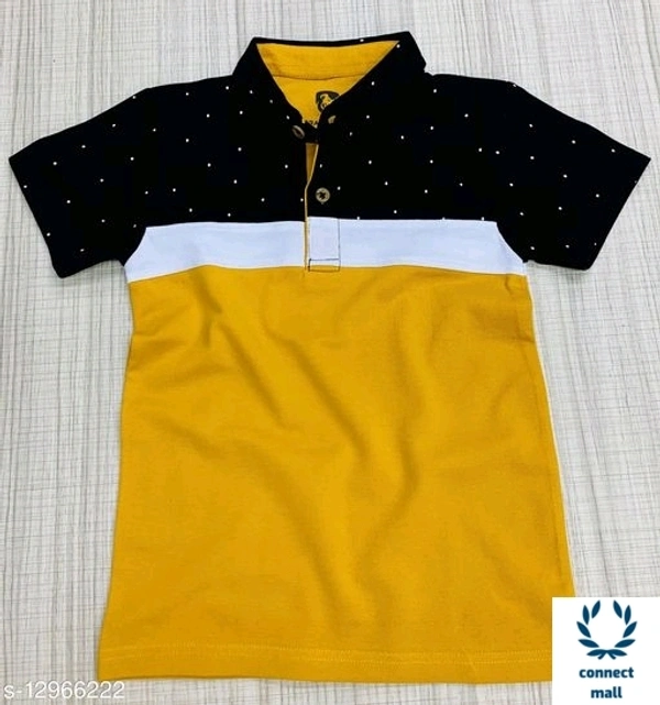 Boys T.Shirt - 2-3 Yrs, Black  &  Yellow, Cotton