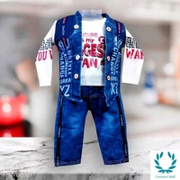Kids Denim Set With Jackets  - 18 - 24 Months