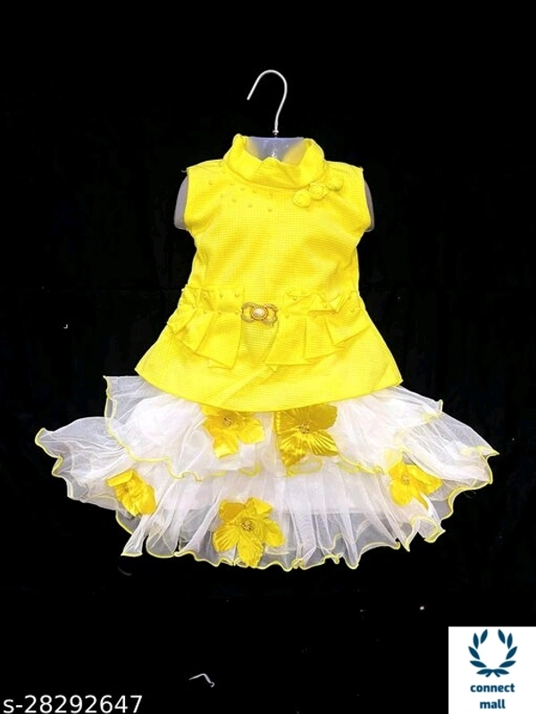 Modern Girls Top & Bottom setd - Net, 2, 0-1Yrs