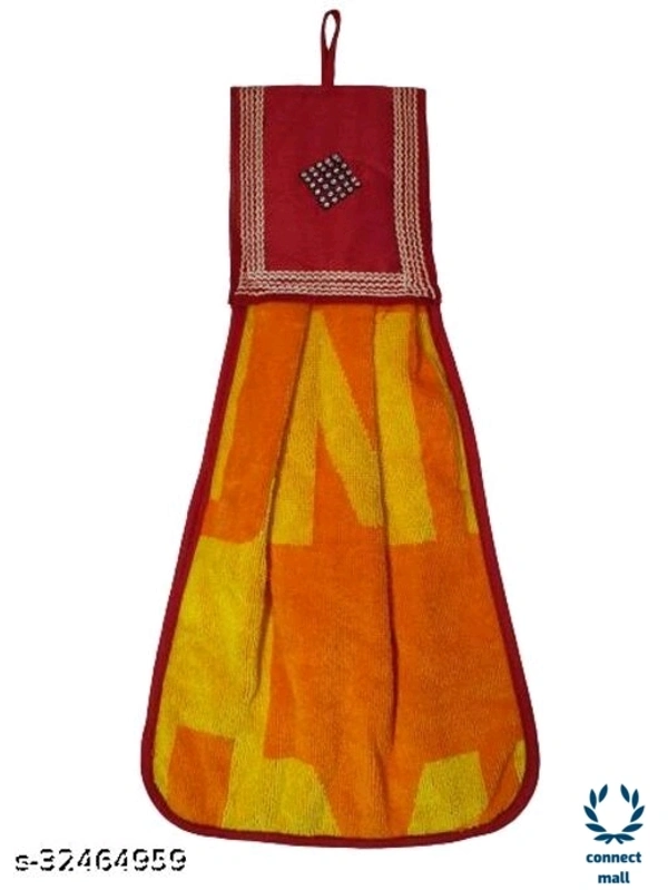 Velvet Double hand Wash basin towel set - Velvet