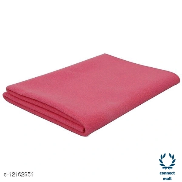 Kids unisexe bed protector - pink, Fleece, 100cm ×70cm