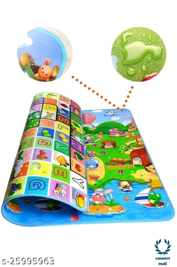 Alluring Baby & Bed Protector - Multicolour, Coton, 100cm×102 cm