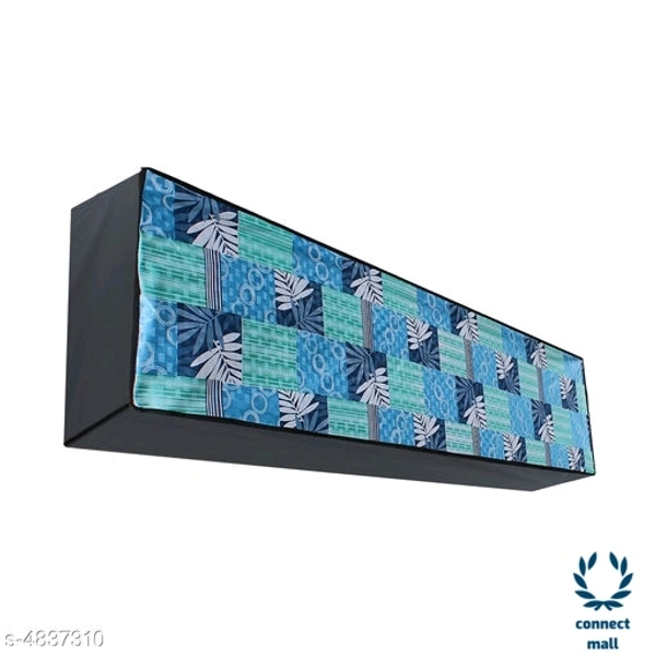 Glassiano Designer Printed 2 Ton AC Cover for Split Indoor - Blue