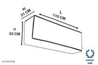 Alluring Ac Cover 1.5 ton - White, PVC, 1.5 ton  (W×H×D)111.76cm×30.48cm×22.86cm
