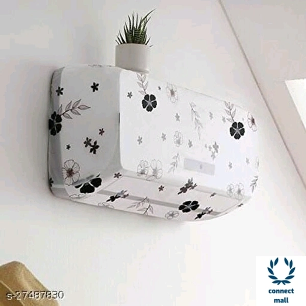 Alluring Ac Cover 1.5 ton - White, PVC, 1.5 ton  (W×H×D)111.76cm×30.48cm×22.86cm