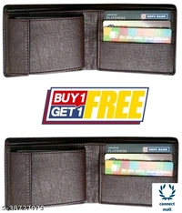 Trendy stylish men wallet - Brown, Synthetic, 4cmx4cm