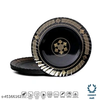 Elite Dinnerware sets - Black, Melamine, 2, (B×H×L)32 cm×21 cm× 56 cm