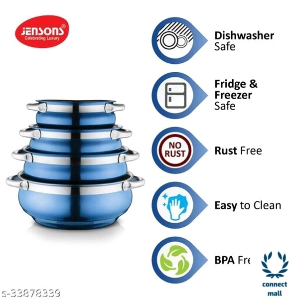 Attractive Dinnerware sets - Blue, Stainless Steel