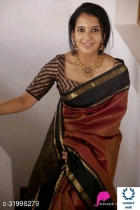 Jivika Sensatoinal Cotto Sree - Sky Blue, Soft Silk, Saree Length 4.4 m, Blouse Length 0.5 m