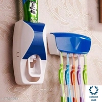 Automatic Toothbrush dispenser - White, Plastic, (L×B×H)6cm×6cm×11.5 cm
