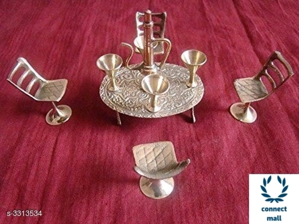 White metal Decorative  Dinning Set - 