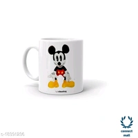 Kids Ceramic Milk Mug - White, Ceramic , 1 piece, 300 ml