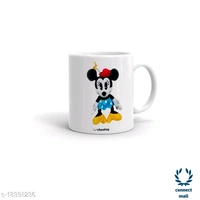 Kids Ceramic Milk Mug - White, Ceramic , 1 piece, 300 ml