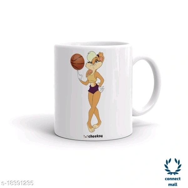 Ceramic Angel Printed Milk Mug - White, Ceramic, 300 ml
