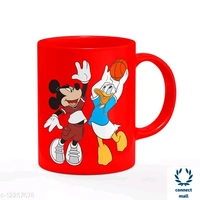 Mickey  printed Kid's Coffee  1 mug 300ml - Red, Ceramic, 1 pièces in 1  pack, 300ml