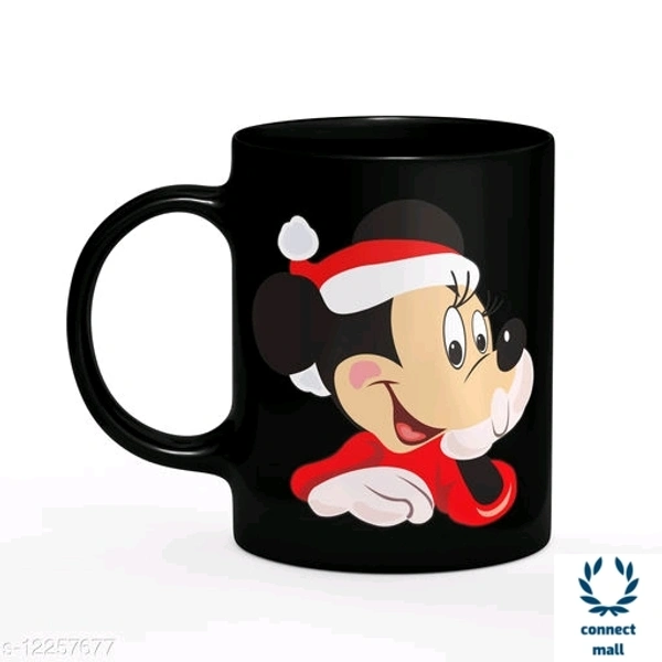 Mickey Mouse Printed  Kid's Coffee Mug 325 ml - Black, Ceramic, 325ml