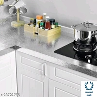 Kitchen Oil Proof Aluminum  wall Sticker Waterproof Anti mold 6o cm× 200 cm