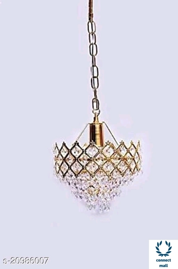 Unique Beautiful  Golden Jhumar with metal beats medium size - 160mm