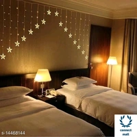 The Black Horse 16 star shapeString Light For Home Decoration Party Festival Diwal Christmas Gâté way Curtain - Pack of 1 piece 