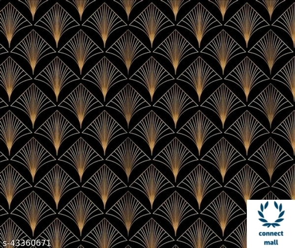 Waterproof nontoxic Wall Decor Easy installation wall paper for Home - Black