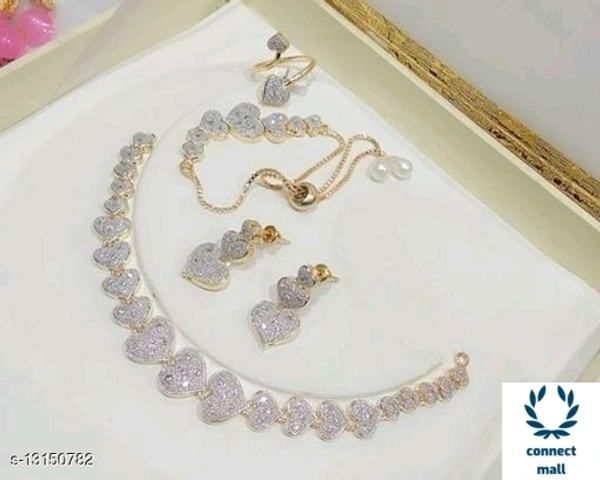 Elite Charming Women Necklaces & Chains Chain - Silver, 3 Pièces of 1 set