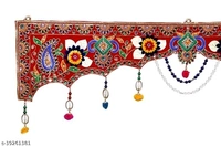 UniqueToran Bandanwal Vandanamalikas for Home Door Latest Diwali Festival Fancy Traditional Toranam Mandir Temple Decoration Item. - Pack of  1