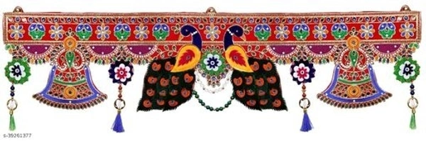 36 inch Toran Bandanwal Vandanamalikas for Home Door Latest Diwali Festival Fancy Traditional Toranam Mandir Temple Decoration Item. - Pack of 1