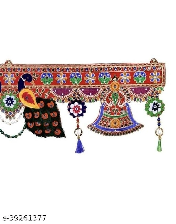 36 inch Toran Bandanwal Vandanamalikas for Home Door Latest Diwali Festival Fancy Traditional Toranam Mandir Temple Decoration Item. - Pack of 1