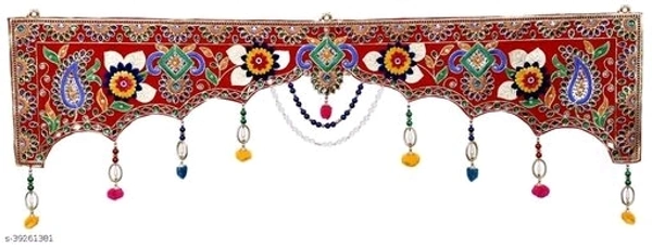 Toran Bandanwal Vandanamalikas for Home Door Latest Diwali Festival Fancy Traditional Toranam Mandir Temple Decoration Item. - Pack of 1