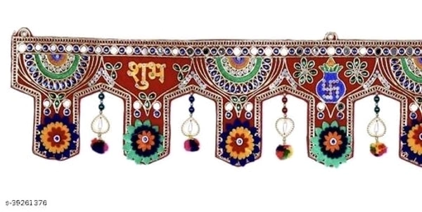 Toran Bandanwal Vandanamalikas for Home Door Latest Diwali Festival Fancy Traditional Toranam Mandir Temple Decoration Item. - Pack of 1