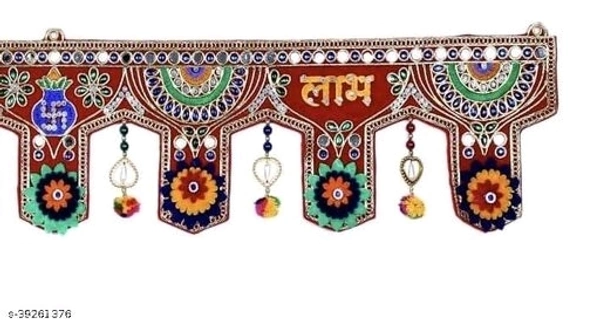 Toran Bandanwal Vandanamalikas for Home Door Latest Diwali Festival Fancy Traditional Toranam Mandir Temple Decoration Item. - Pack of 1