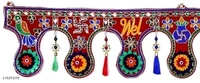 Toran Bandanwal Vandanamalikas for Home Door Latest Diwali Festival Fancy Traditional Toranam Mandir Temple Decoration Item. - Pack of 1