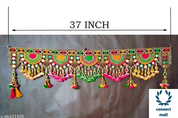 37 inch Classic  Wall hanging  Multicolour Toran fit for Every occasion, Home Decor - Pack of 1