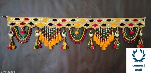 37 inch Classic  Wall hanging  Multicolour Toran fit for Any Entrance  Of Office / HOME / Temple.  - Pack of 1
