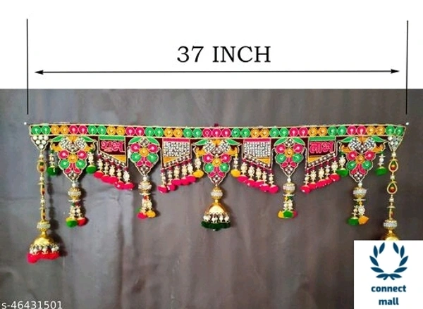 37 inch Classic  Wall hanging  Multicolour Toran fit for Every occasion, Home Decor - pack of 1