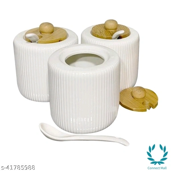 Chutney & Pickle Serving Bowl With Wooden Lid