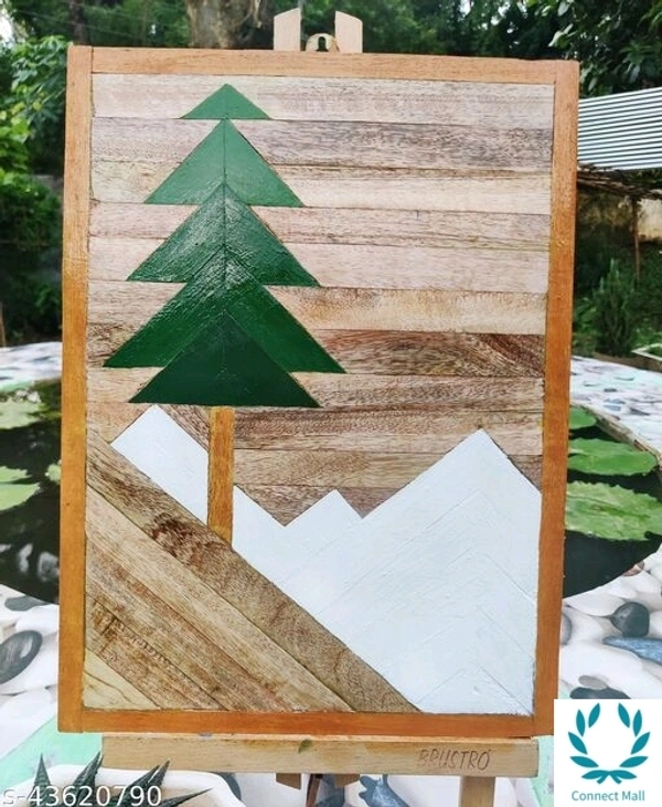 Wooden Handcraft Wall Painting