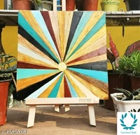 Handicraft Multicolour Square Wall decor for Home And Offices 