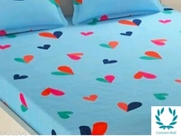 Glace Cotton Bedsheet With Pillow Cover - DOUBLE