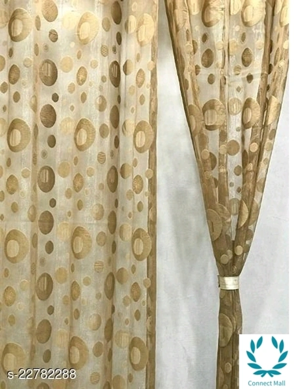 Fashionable  Net Curtain & Sheer - 7 Feet